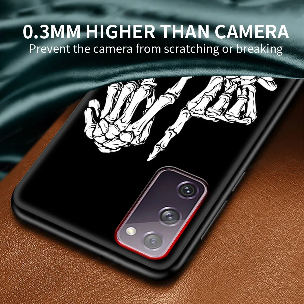 

Silicone TPU Case For Samsung Galaxy S20 FE S21 S20 Ultra S10E S10 Lite S9 S8 Plus 5G Luxury Coque Shell Skeleton