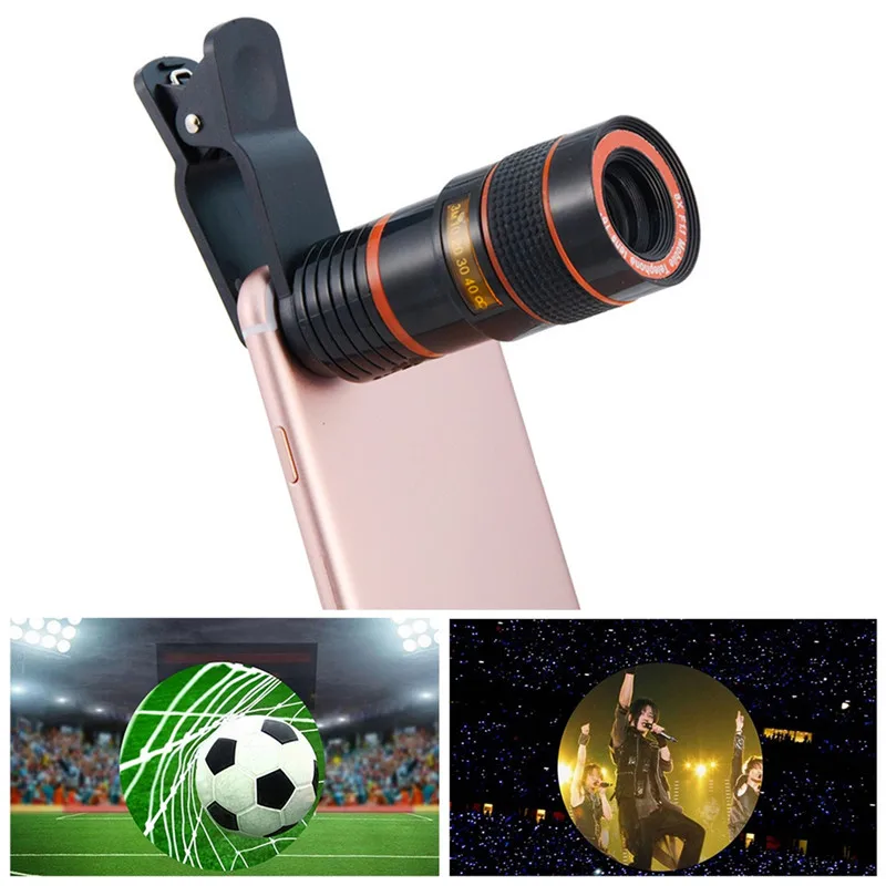 Камера мобильный телефон s для кемпинга спорт 20X телескоп зум объектив Монокуляр