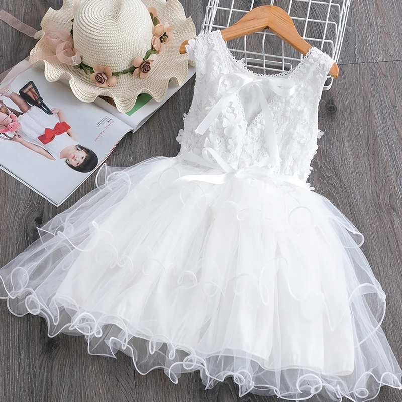 Женское свадебное платье без рукавов с цветочным рисунком летнее 2021 | Детская