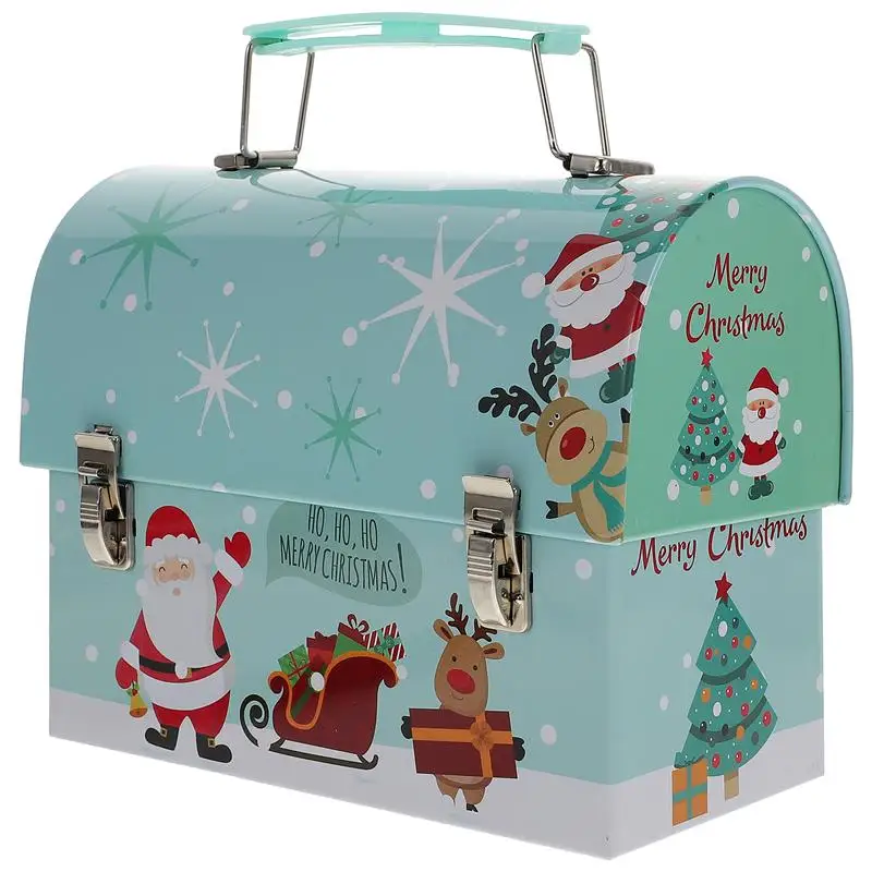 

1pc Christmas Elements Piggy Bank Decorative Lovely Saving Pot Kids Gift Christmas Gift Box Portable Gift Box