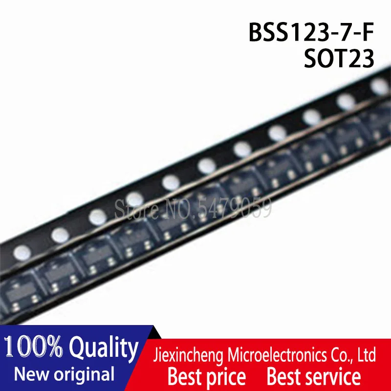 50PCS BSS123-7-F marking:K23 BSS123 SOT23 MOSFET Transistor New original