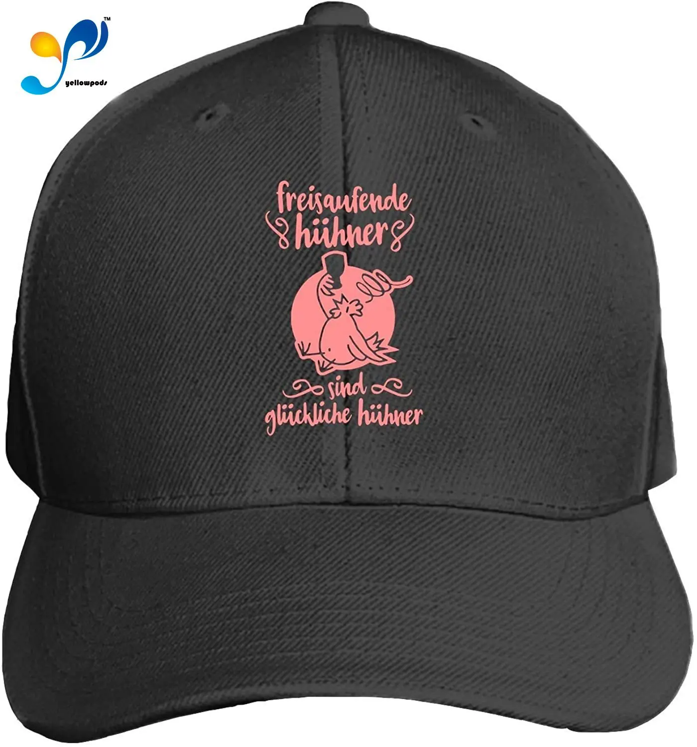

Peaked Hat Hhner Printed Sandwich Baseball Cap For Unisex Adjustable Hat