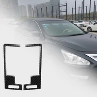 adhesive sticker decorative car carbon fiber auto air vent self cover trim stickers for nissan 350z 03 09 models