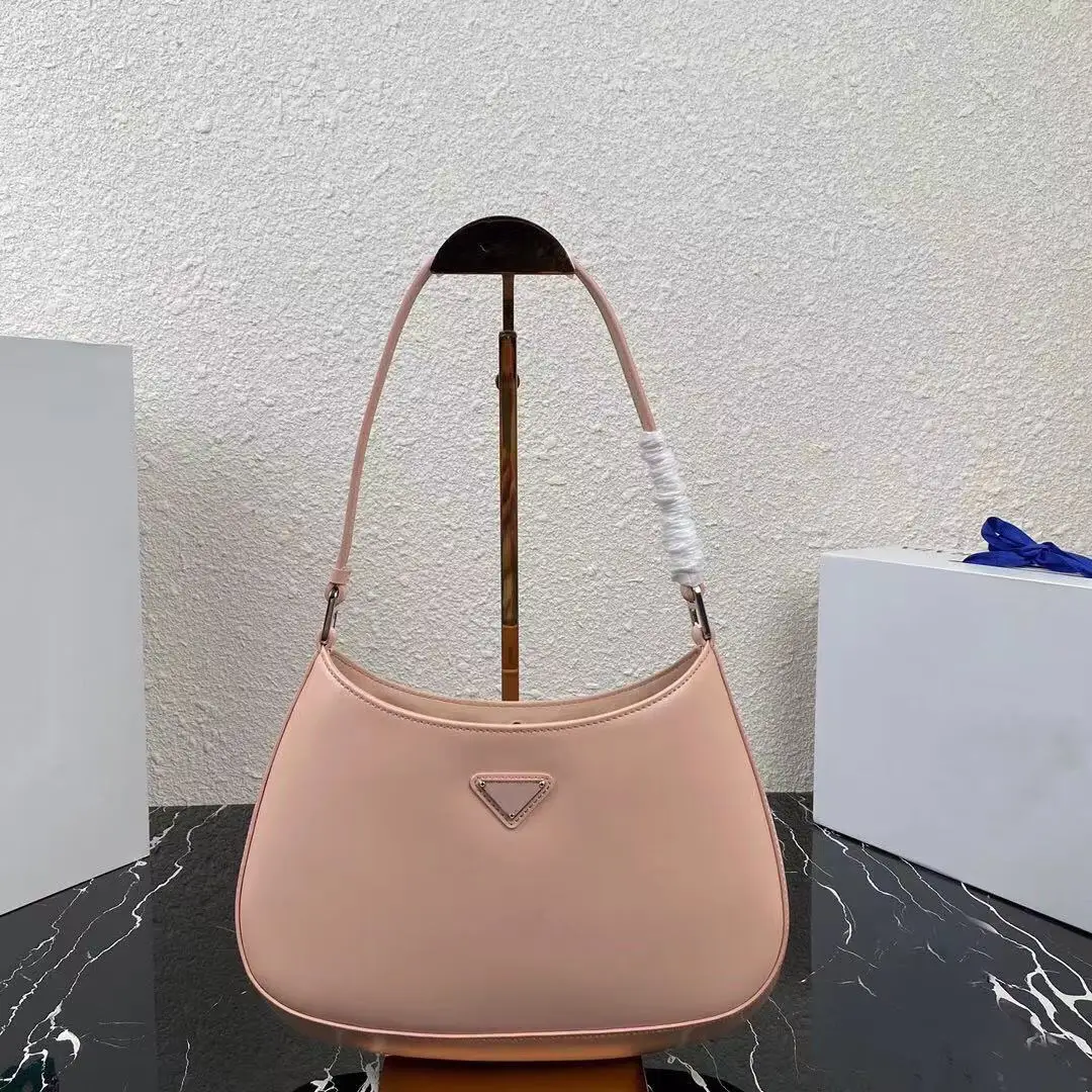 

2021 New Trendy Underarm Bag Middle-aged Baguette Bag Shiny Fashion All-match Shoulder Bag-B2159
