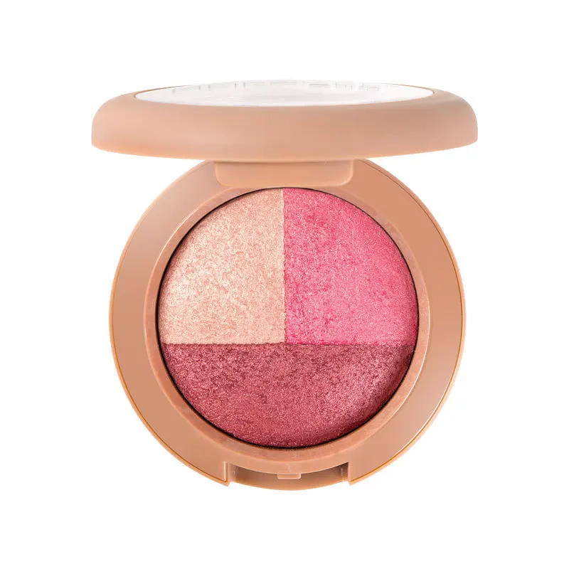 3 цвета Тени для век дымчатый макияж Вино Красный грейпфрут тени лоток