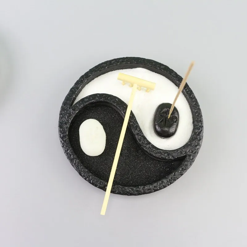 

Chinese Taiji Zen-like Sand Table Decoration Resin Micro Landscape Decoration Creative Home Living Feng Shui Decoration Crafts