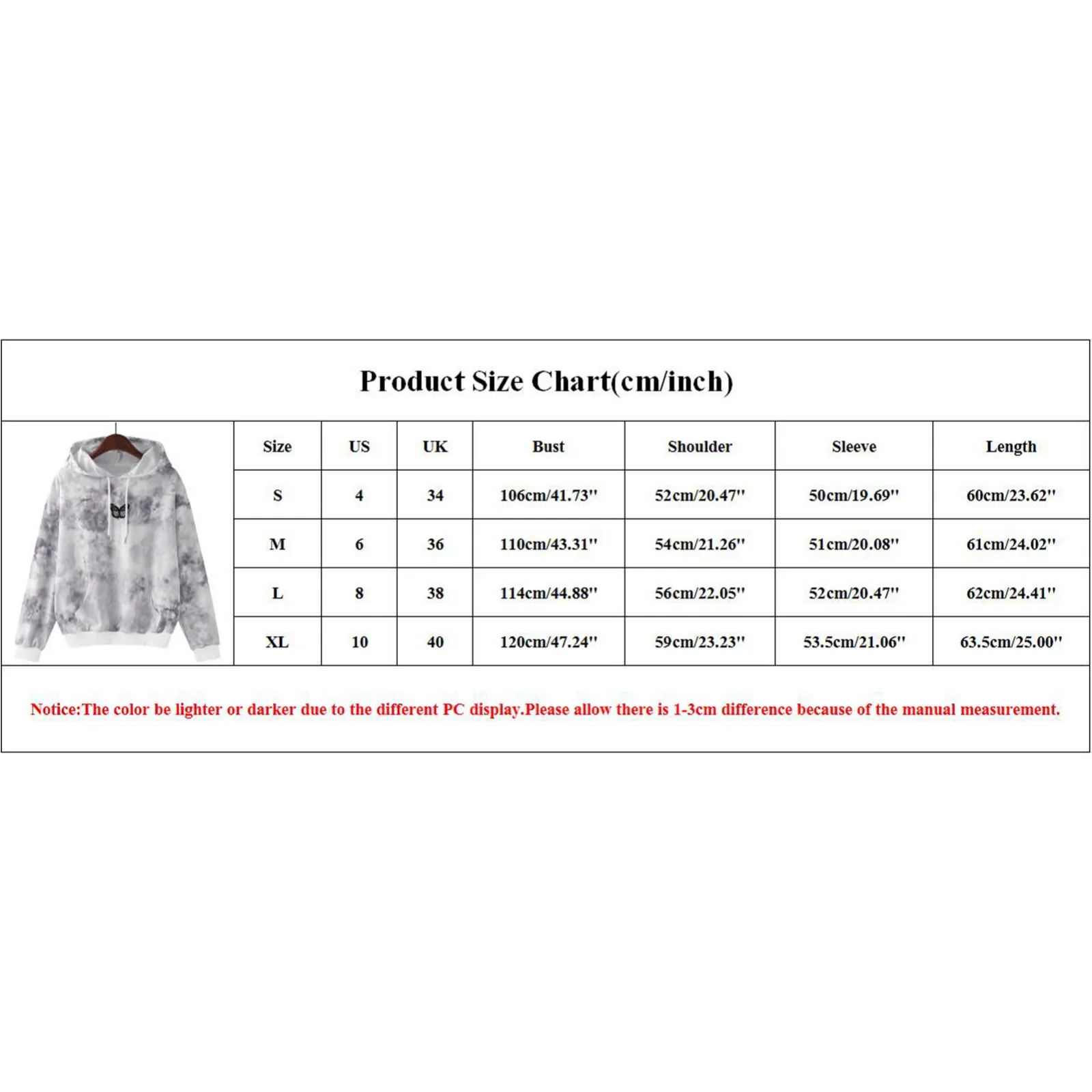 

Women Tie-dye Hoodies Butterfly Printing Long Sleeve Tunic Hooded Sweatshirts Autumn Winter Vintage Harajuku Pullovers Sudaderas