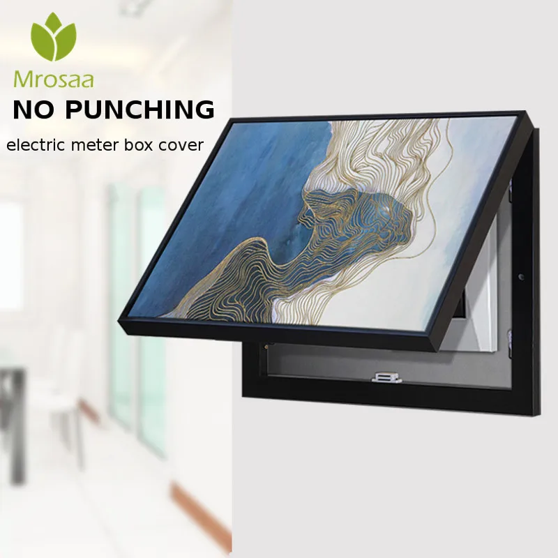 Мощность коробка Защитная крышка Декор скрыть картины ящик электрического