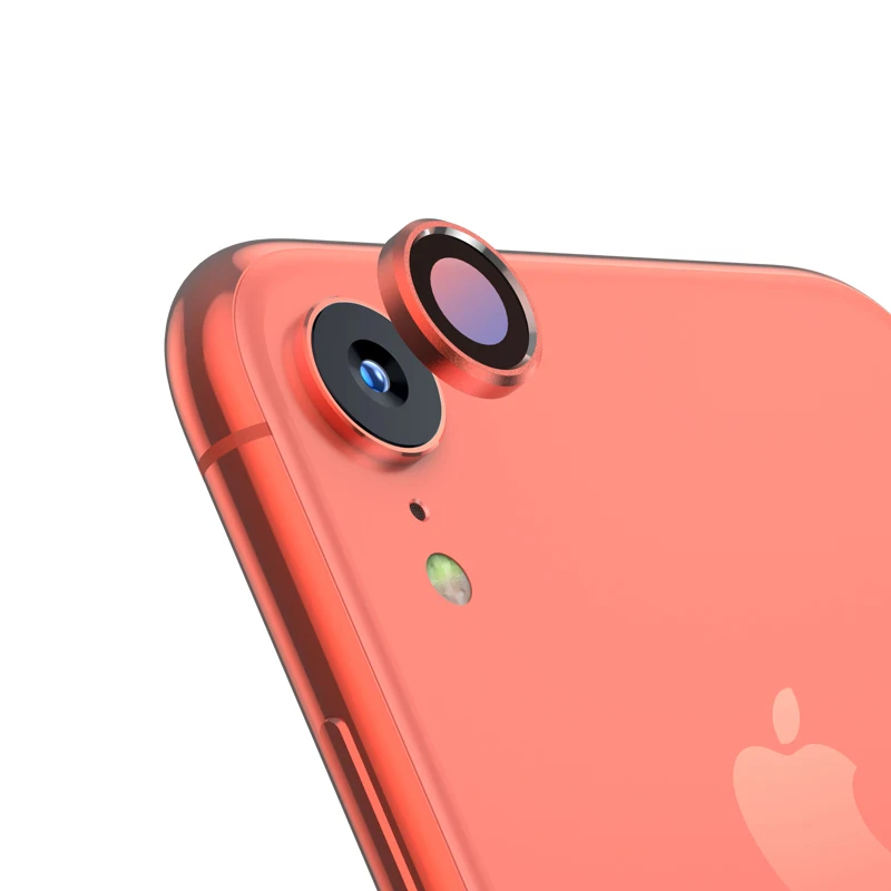 Защитная пленка для задней камеры для iPhone XR 11 Pro Max iPhoneX R X S XS из закаленного стекла, металлическое защитное кольцо для задней линзы