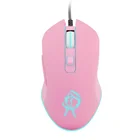 Мышь CHUYI с комиксом, с цветной подсветкой, 3200 DPI, для ноутбука, для девочек