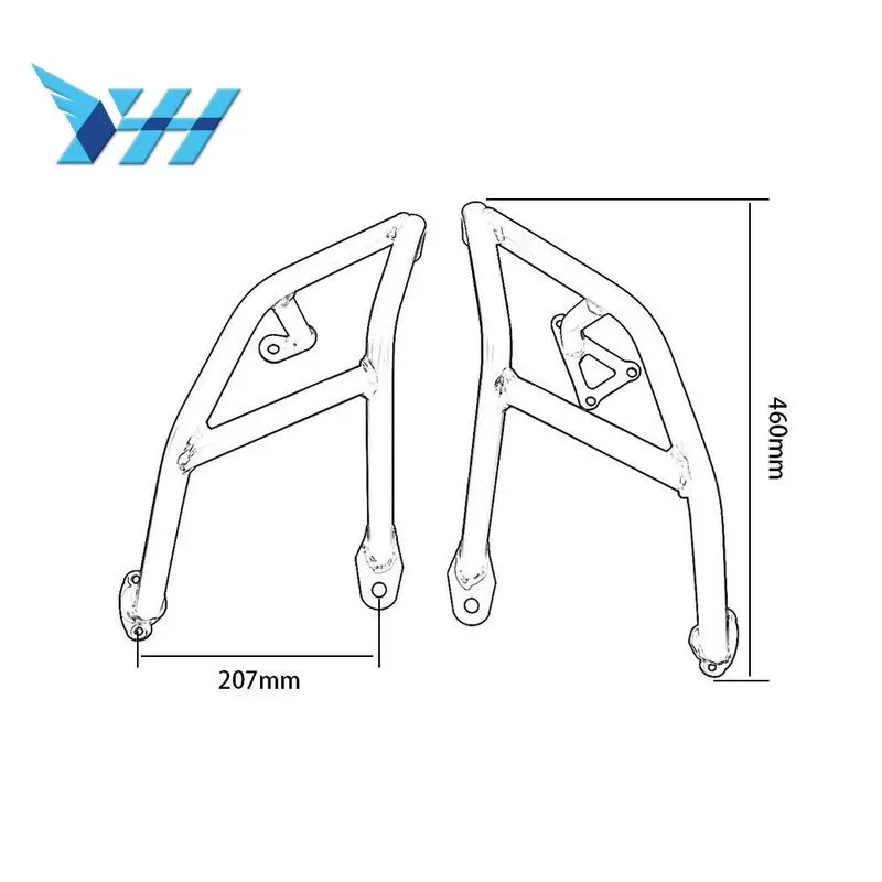 

Steel Engine Highway Crash Bar Guard Protector Cover Frame Slide for KTM Super Duke 1290