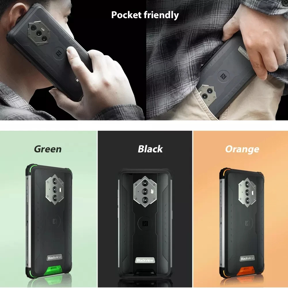 Усиленный смартфон Blackview BV6600 экран 5 7 дюйма 8580 мАч 4 Гб + 64 ГБ Восьмиядерный