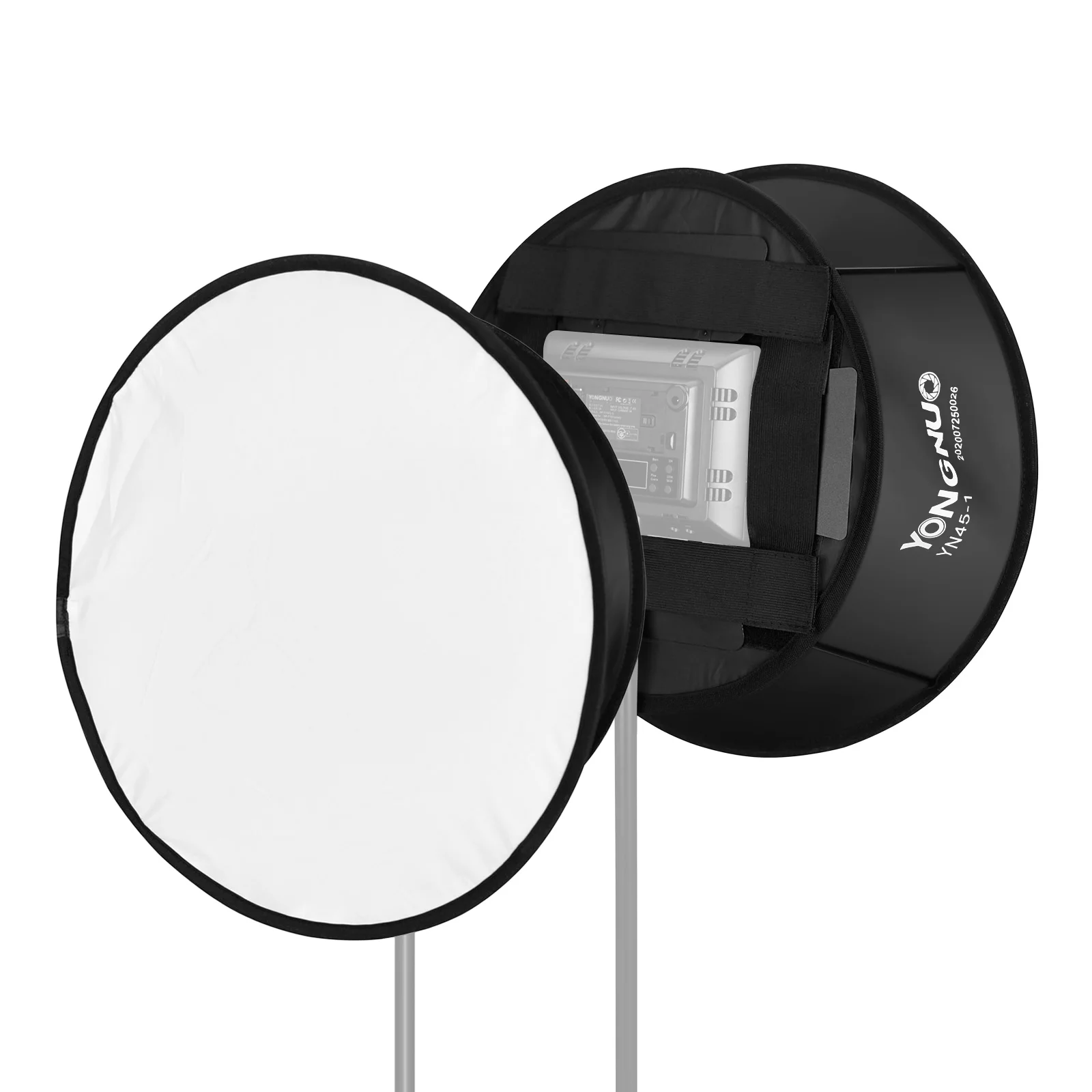 YONGNUO YN45-1 45cm/18in Round Softbox Diffuser Collapsible w/ Carrying Bag for YN300/YN300 II/YN300 IV LED Video Light | Электроника