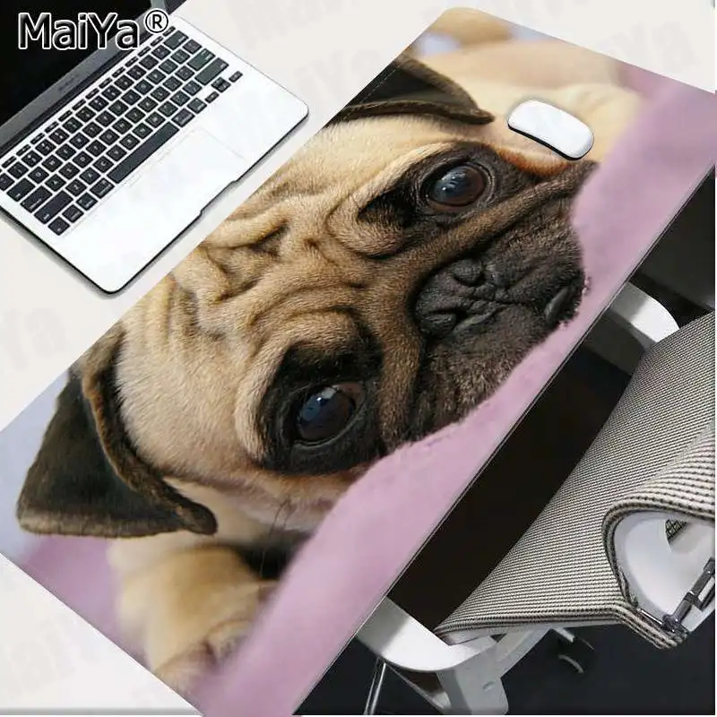 

Maiya Beautiful Anime Pug Dog gamer play mats Mousepad Rubber PC Computer Gaming mousepad
