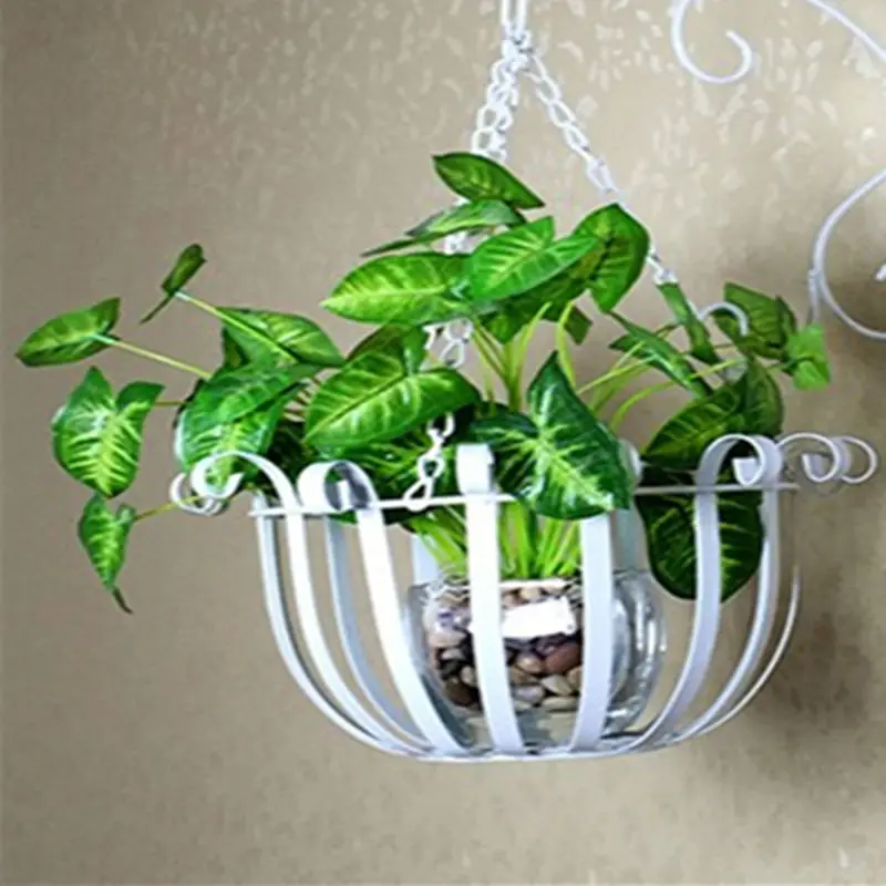 

European Indoor And Outdoor Sitting Room Balcony Wall Hung On The Wall, Wrought Iron Flower Hanging Money Plant Bracketplant, Fl