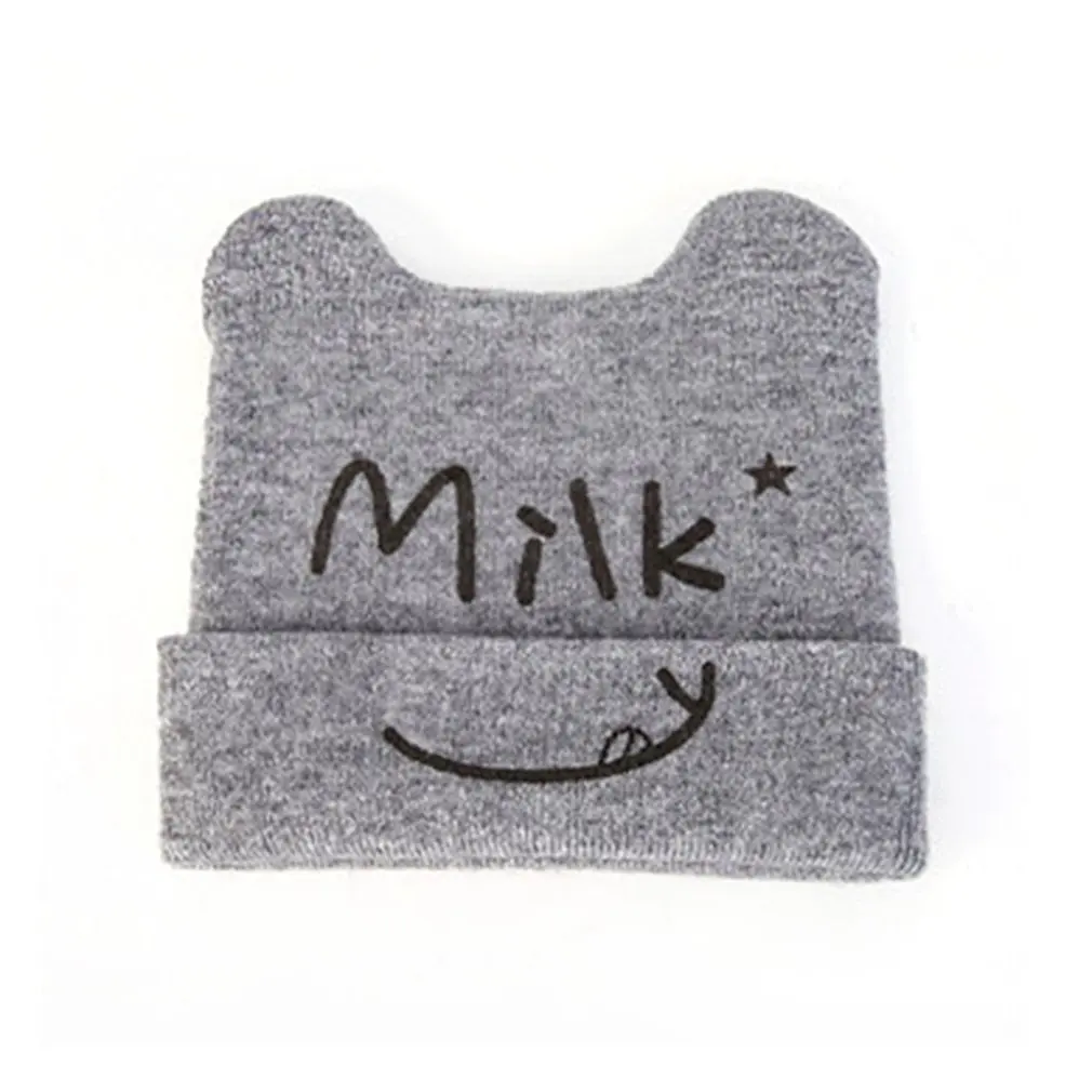 Детские шапки хлопковые для мальчиков и девочек с двойным углом весенне-осенние