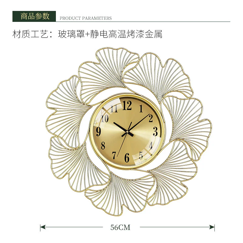 

Nordic Minimalist Wall Clock Silent Fashion Creative Luxury Wall Clock Living Room Morden Design Duvar Saati Home Decor EA60WC