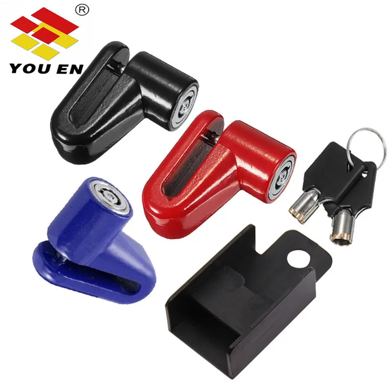 Замок YOUEN для мотоцикла Противоугонная защита велосипеда дискового тормоза от