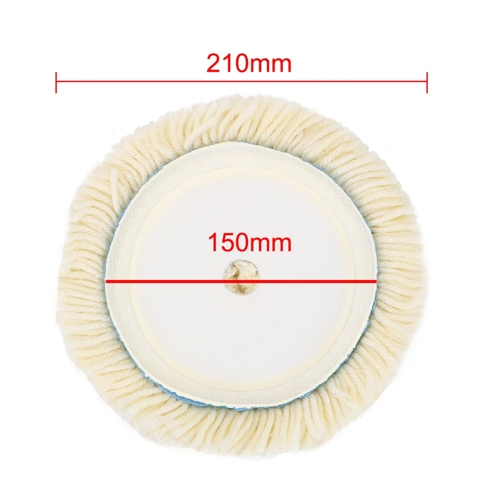 

LEEPEE 6 Inch Car Detailing Wool Buffing Pad Buffer Polishing Pad Car Polisher Car Maintenance