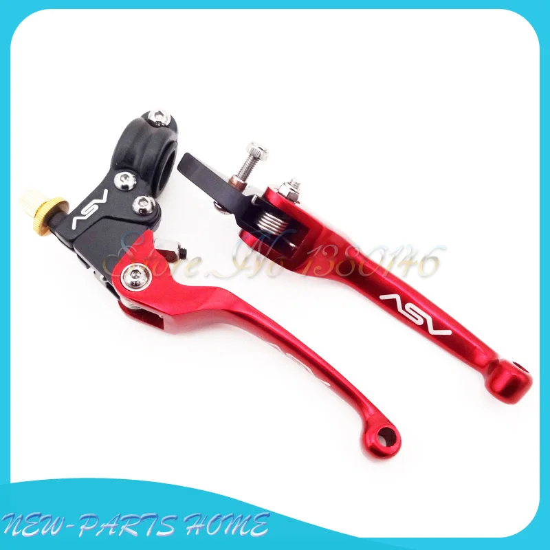 Алюминиевый ASV красный складной тормозной клатч рычаги для питбайка