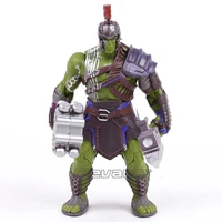 thor 3 ragnarok action figure war hammer battle axe gladiator hulk movable model toy 20cm