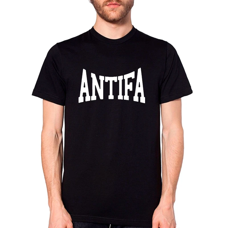 TriDitya HT0271# ANTIFA футболка мужская майка черная футболкамужская унисекс топ летняя