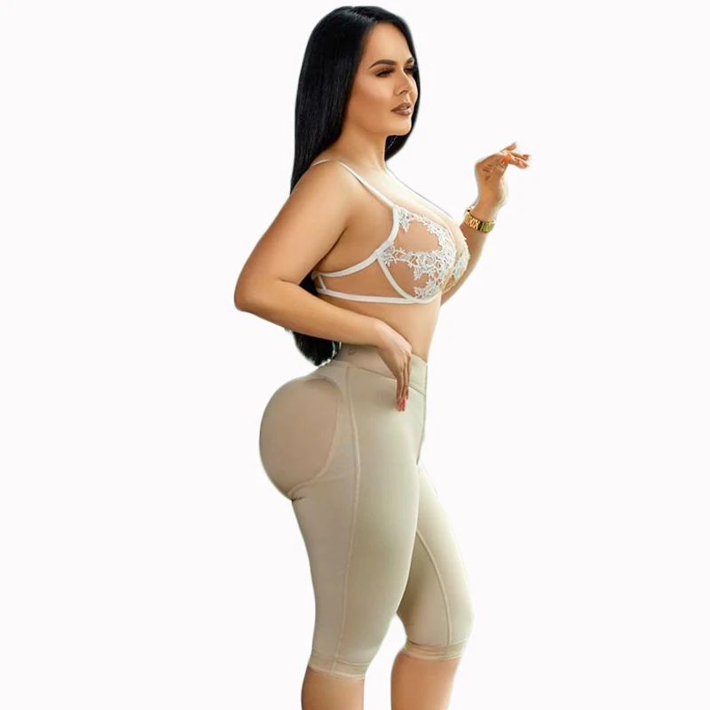 Fajas Women's Hip Shaping Knee-length Female Modeling Strap High Waist Shorts Body Shaper Bodysuit Body Shaper Women Belly