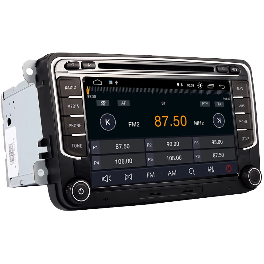 $198.45 In Stock RNS 510 Android 11 Car Radio GPS For VW Golf 5 6 Jetta MK5 MK6 Tiguan CC Polo Passat Wifi 3G Steering wheel Control