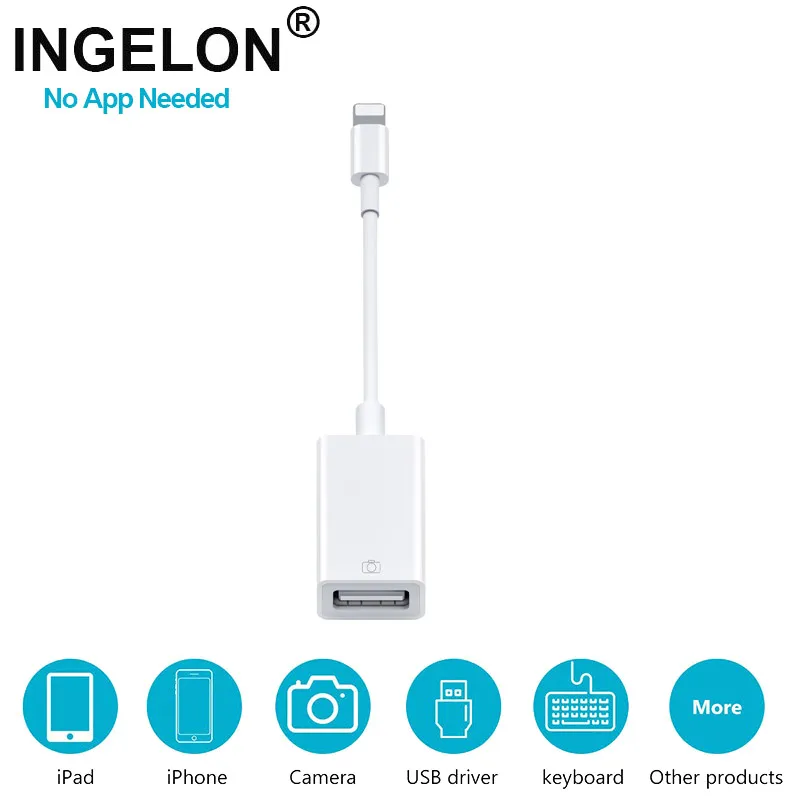 Адаптер для камеры Ingelon OTG USB на ios 13 не требуется соединитель приложения USB3.0