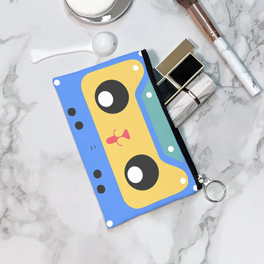 Портативная миниатюрная сумка для хранения кассетной музыкальной ленты милый