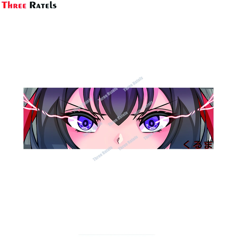 Three Ratels D634 KURUMA CHAN предупреждающая наклейка и PEEKER SLAP STICKER s наклейки для девочек