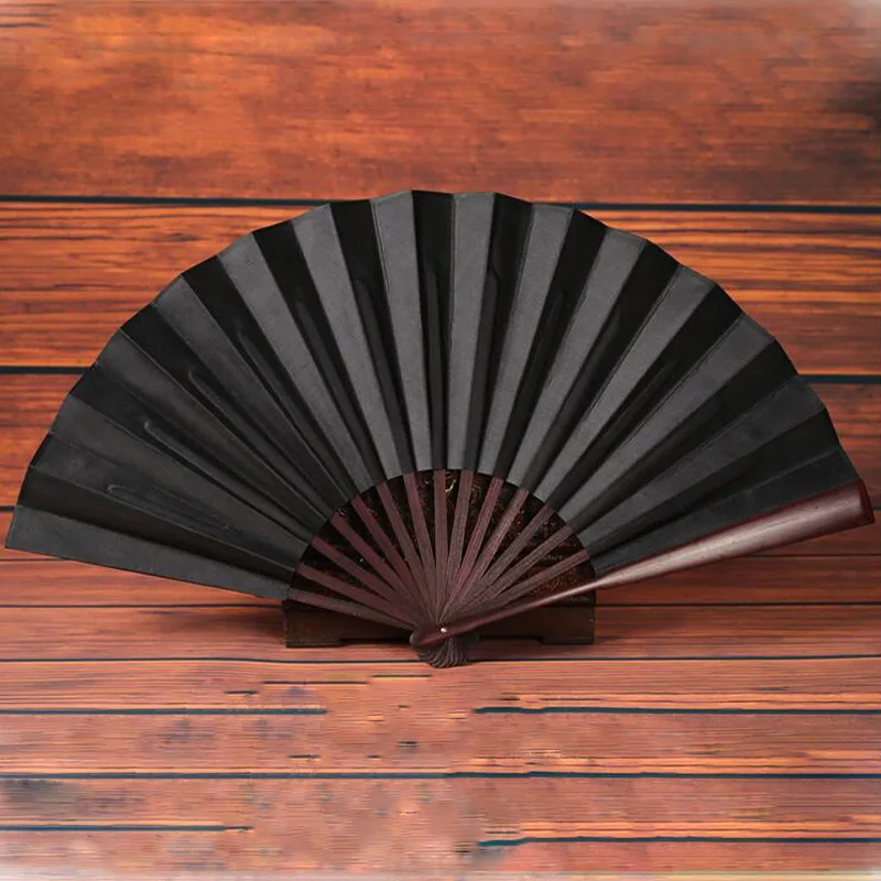 Цветной бумажный веер 1 шт. складная 10 дюймовая масляная живопись двойная пустая