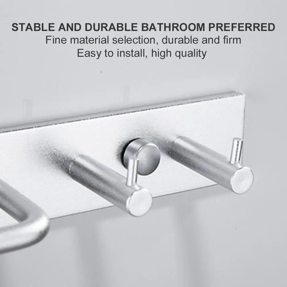 Вешалка для полотенец вешалка черный настенный держатель в ванную комнату