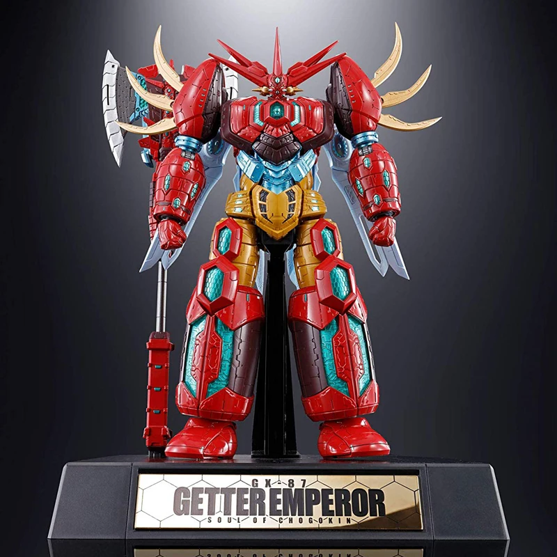 BANDAI на основе сверхпрочного сплава душа GX 87 Getter император игрушки Фигурки 22 см