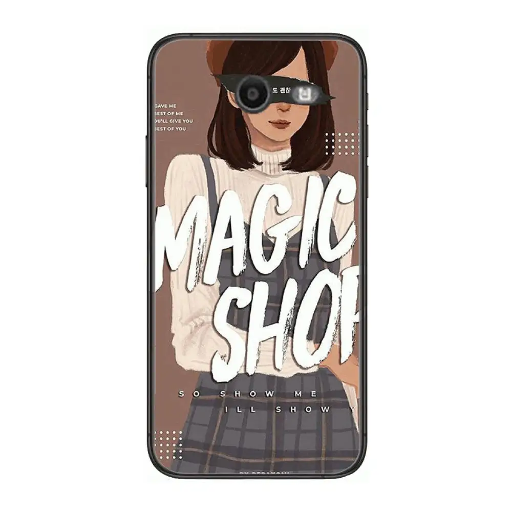 

Girl poster Case study Phone Case Hull For Samsung Galaxy J 4 3 5 6 7 8 EU 2018 Plus 2017 Black Shell Art Cell Cover TPU