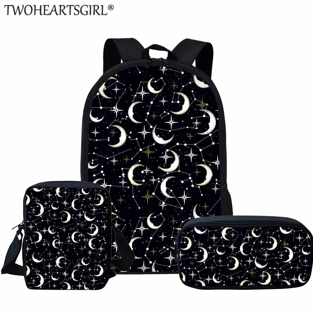 Twoheartsgirl детские школьные сумки набор для девочек и мальчиков ортопедический рюкзак красочная звезда печатная школьная сумка Детская сумка - Цвет: Z5540CEK