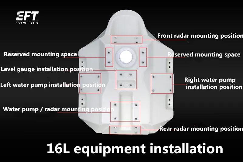 EFT 16L 16кг резервуар для воды противоударный коробка лекарств DIY