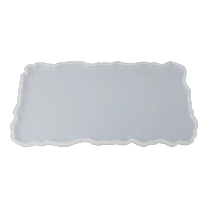 

Rectangle Epoxy Resin Mold Irregular Tray Large Silicone Mold for Resin Tray