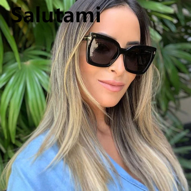 Солнцезащитные очки в винтажном стиле с Т образной дужкой|Женские