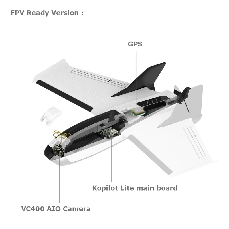 ZOHD Dart250G 570 мм размах крыльев суб-250 г переднее крыло AIO EPP FPV RC самолет PNP модель