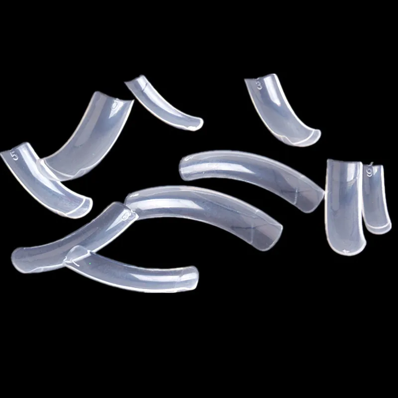 Kalvaro Wholesale Extra Round Long False Nails French DIY Salon Nail White/Clear/Natural Faux Ongles Acrylic Manicure Tips | Красота и