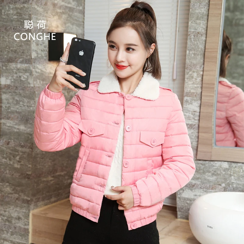 2020 Повседневная Женская однотонная мягкая куртка короткая осенне-зимняя женские