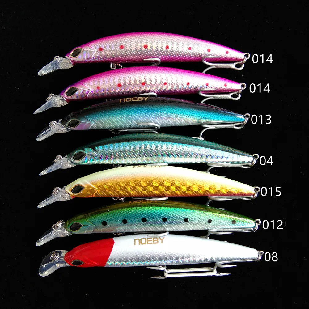 

Noeby 110S Long Casting Sinking Minnow Saltwater Fishing Lure 110mm 19g Large Trout Pike River Lake Hard Baits Jerkbait