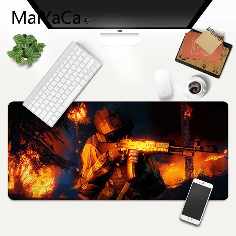 

MaiYaCa High Quality stalker game Gas mask Rubber Pad to Mouse Game Gaming Mouse Mat xl xxl 600x300mm for dota2 cs go