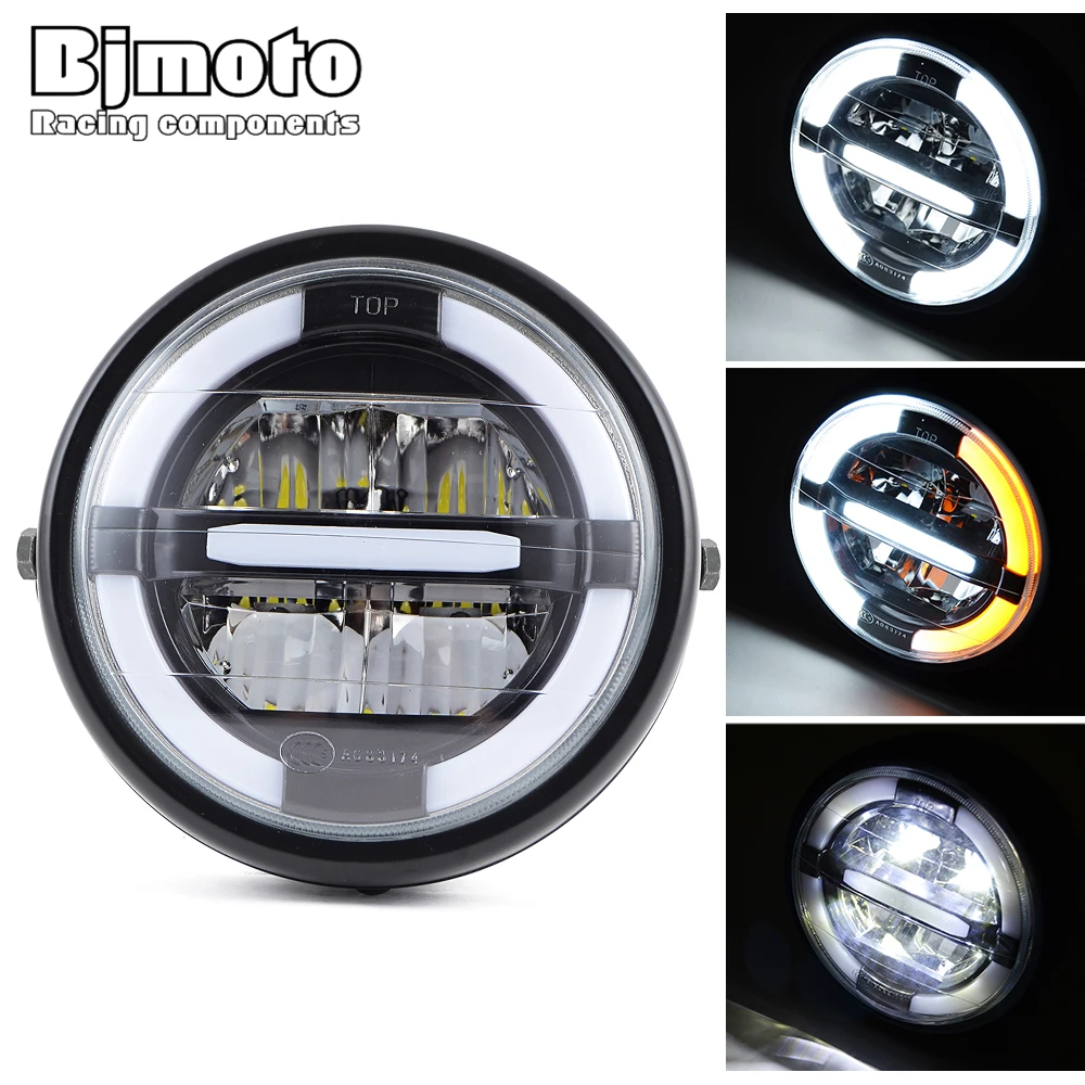 7 inch Universal Motorcycle Led DRL 5W 15W 20W Headligh Headlamp For Victory