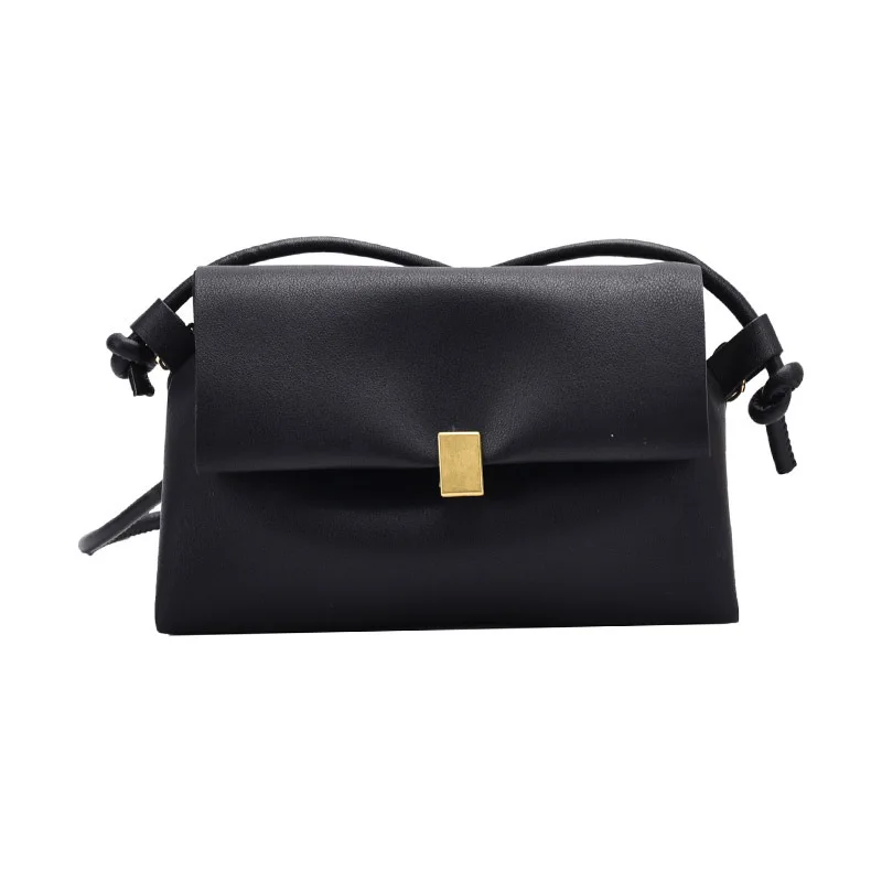 

Simple small square bag fashion autumn new thin shoulder strap shoulder messenger bag