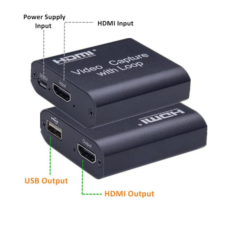 Новое поступление видеокарта Mini Capture Video HDMI HD видеозахват для PS4 игр DVD камера