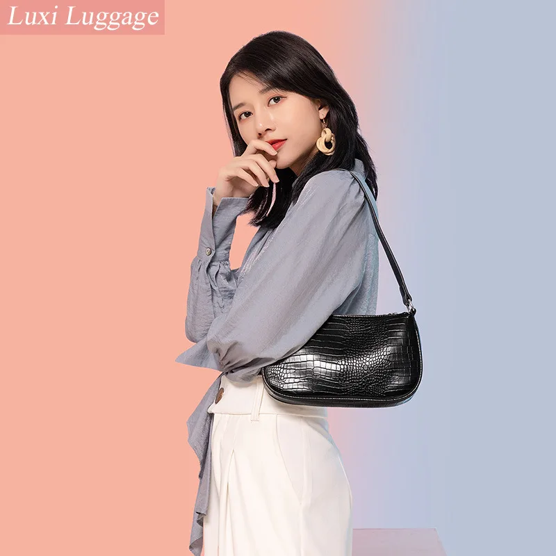 

Luxury Fashion Women Crossbody Bag Crocodile Pattern Bags Pu Leather Shoulder Bags for Ladies Handbags Designer