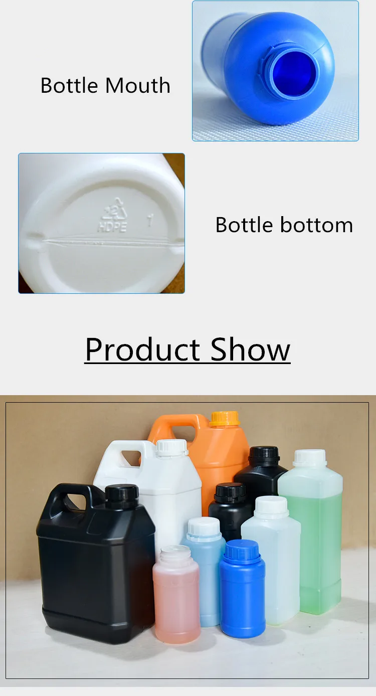 HDPE пластиковые бутылки с трамбовкой, дышащие крышки, контейнер для жидкого удобрения, герметичные многоразовые бутылки