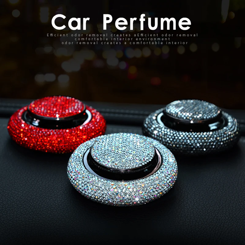 

Rhinestone Car Air Freshener Perfume Clips Fragrance Crystal Diamond Air Outlet Vent Fresh Car